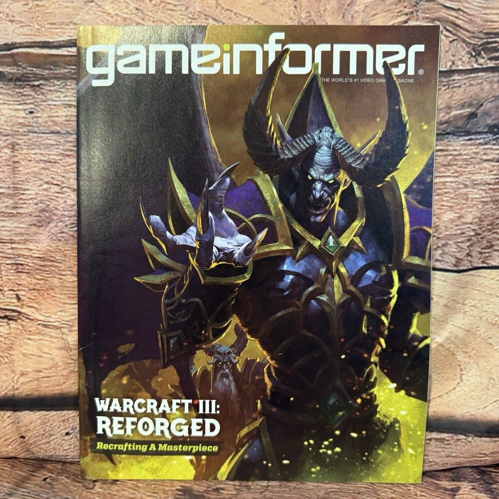 Game Informer Magazine 308 December 2018 Warcraft III Reforged Cover Issue Label